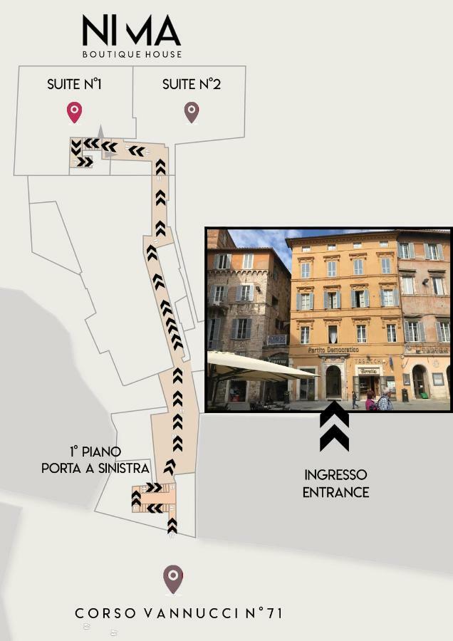 Nima Boutique House Apartment Perugia Exterior photo